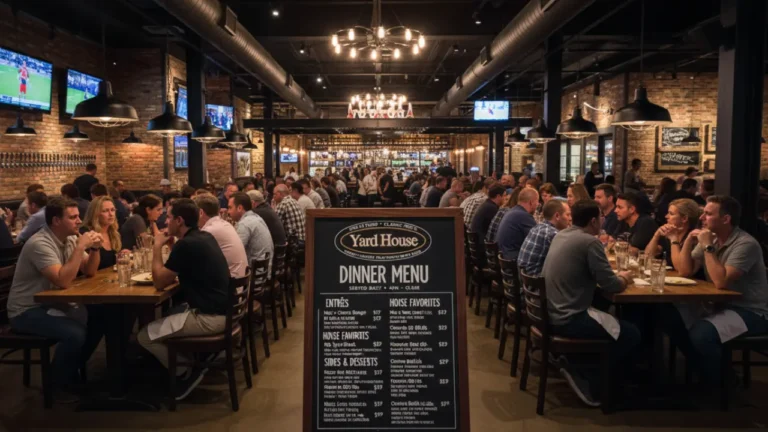 Yard House Dinner Menu With Prices​