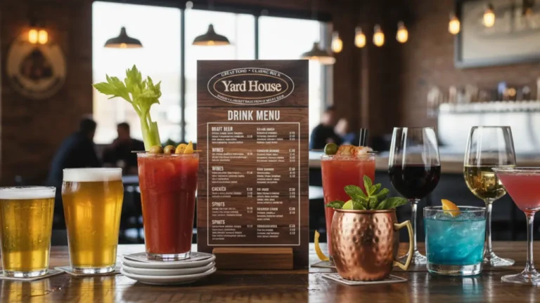 Yard House Drink Menu With Prices​
