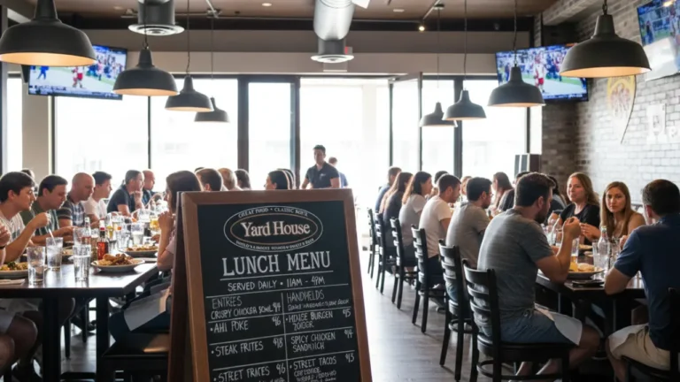 Yard House Lunch Menu With Prices​
