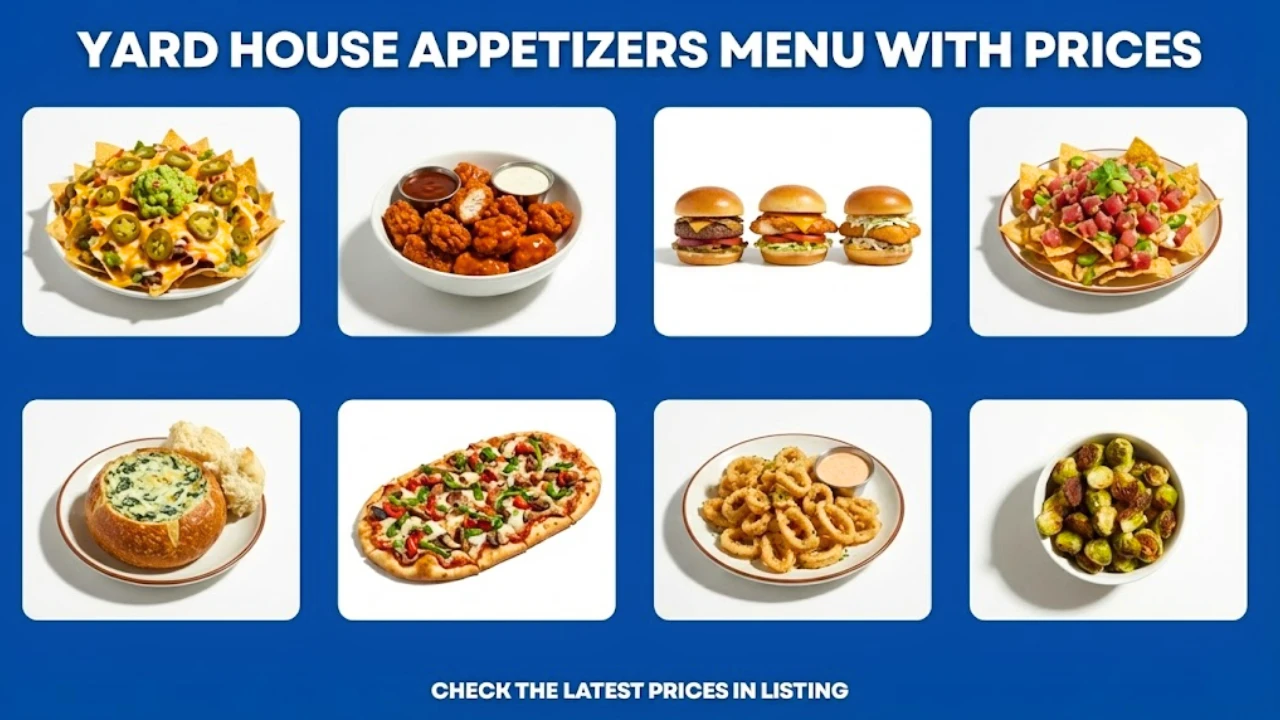 Yard House Appetizer Menu With Prices