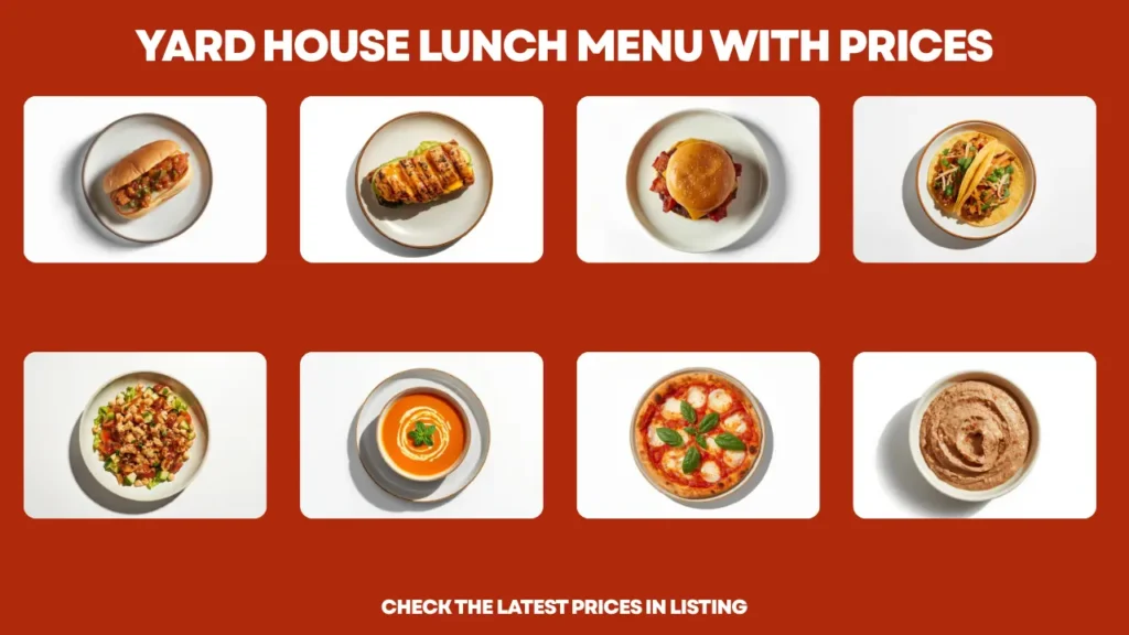 Yard House Lunch Menu