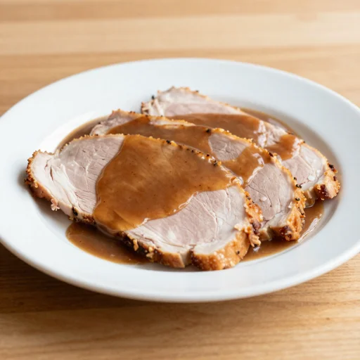 Sliced Turkey with Gravy​