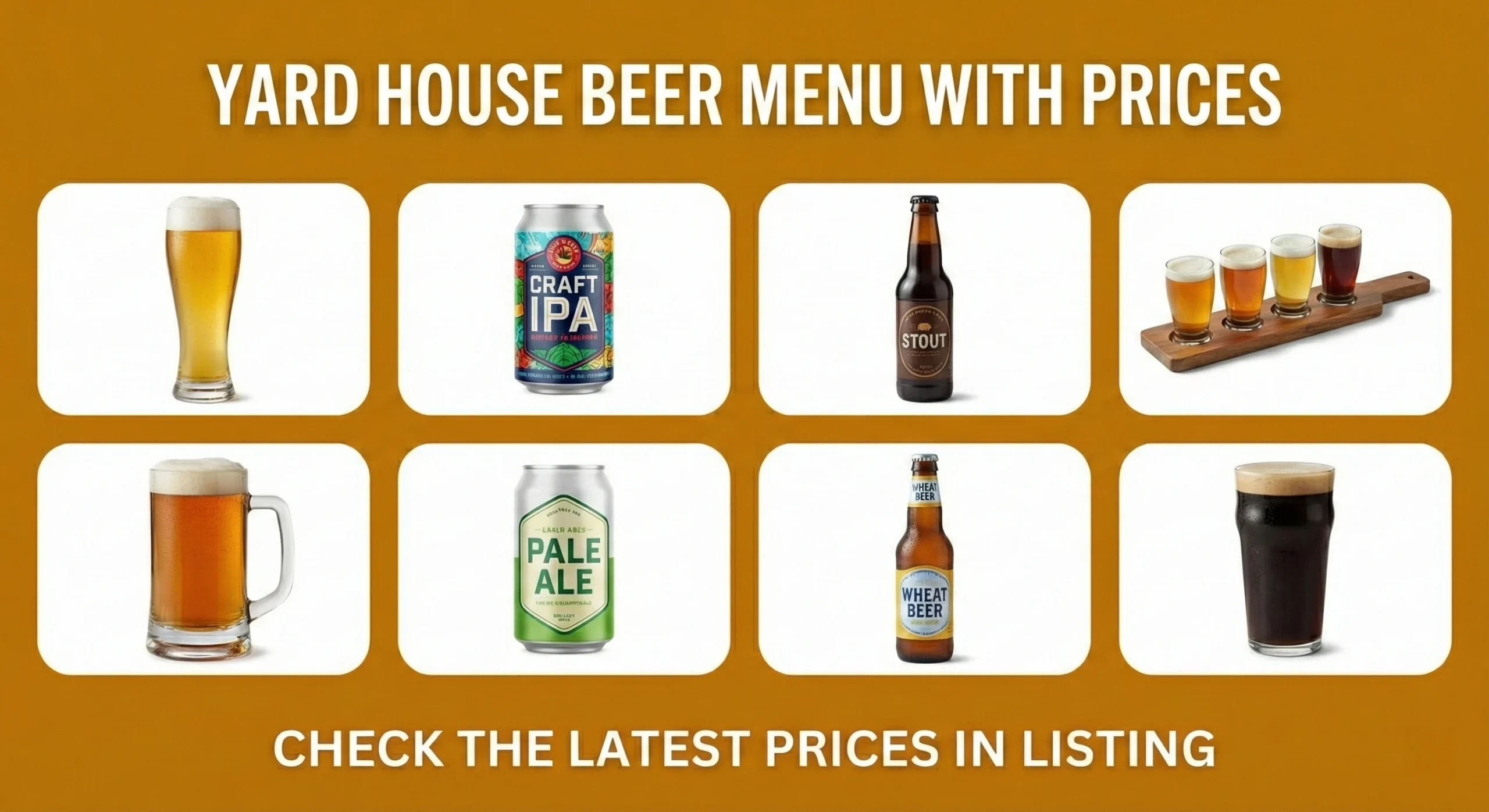 Yard House Beer Menu With Prices