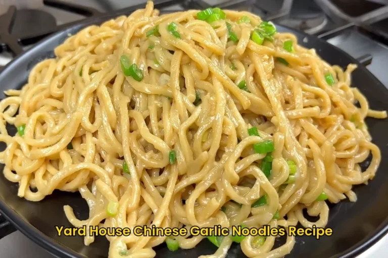 Yard House Chinese Garlic Noodles Recipe